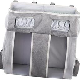 UJEAVETTE Hanging Diaper Organizer Spacious Changing Table Playard Baby Diaper Stacker Gray-image-64