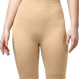 Shapewear Shorts Tummy Control Shapewear Invisible Shaping Shorts High Waisted Body Shaper Shorts Under Dress Bodysuit (Fits Waist : 28 to 39 Inch)-image-59