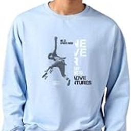 Printed Oversized Sweatshirts for Men | Winter Sweatshirts Loose Fit Casual Pullover Sweatshirts Men Stylish | Soft Cotton Blend Long Sleeve Crewneck-picture-8