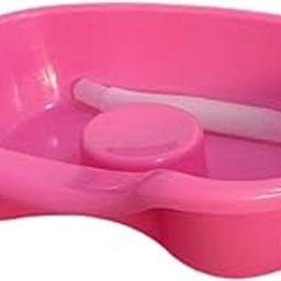 SAZ DEKOR Hair Washing Basin for Bedridden Lightweight Portable for Bedside Home Women Pink-image-88