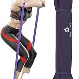 Healthtrek Heavy Power Band for Workout | Resistance Band for Gym, Mobility, Stretching, Powerlifting, Resistance Training for Home Exercise for Men & Women (Heavy 35-85)-image-117