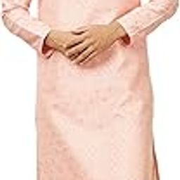 Men's Art Silk Hand Embroidered Kurta Pyjama Set (2pcs)-image-27