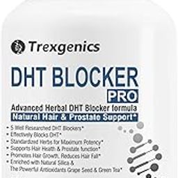 Trexgenics DHT BLOCKER PRO formula with standardized herbs Hair Fall, Prostate Health Support VEGAN & NON-GMO (60 Veg. Capsules) (Pack of 1)-11