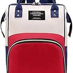 Chinmay Kids Baby Diaper Backpack for New Born Baby Mother/Mom Stylish Polyester Organizer Bag for Casual Travel Outing & Traveling - Multicolor-image-23