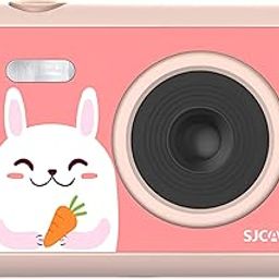 SJCAM FunCam 2" LCD HD Digital Action Camera | Full HD 1080P | for Video Recording, Photo Shooting, Timelapse Video | Cartoon Print with in-Built Games for Children & Adult Kids (FunCam Rabbit)-picture-18