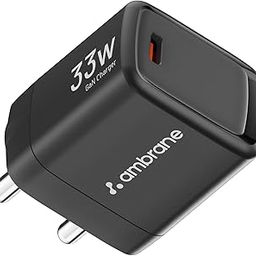 Ambrane 33W Fast Charging Adapter GaN Charger, for iPhone, Samsung, All Android Smartphones, MacBook Air & Other Devices, Type C PD Charger, PPS Technology for Samsung (Charge 33, Black)-14