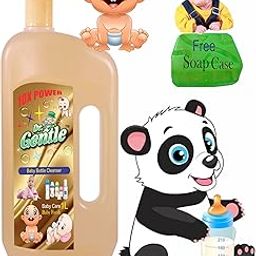 Plant Powered Natural Liquid Cleanser For Baby Bottles, Accessories & Nipple 1000ml-image-46