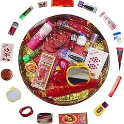 16 Piece Pooja Shringar Kit - Essential Indian Worship Set | Complete Pooja Accessories-image-95