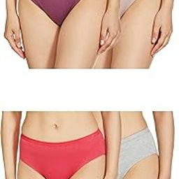 Classic Solid Hipster Cotton Stretch | Printed Underwear | Panties tor Women | Daily Use | Ultra-Soft Waist Elastic | Combo (Pack of 4)-image-24
