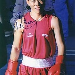 Original Autographed Photo of Indian Boxer MC Mary Kom-image-80
