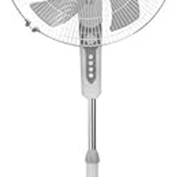 IBELL CHROME10 Pedestal Fan with Timer, 5 Leaf, 406mm, High Speed Motor (White)-image-73