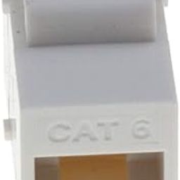 NMC Cat6 RJ45 Keystone UTP Network LAN Module Punch Down Black For Network Cord-13