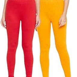 Women's Super Stretchable Cotton Full Length Leggings | Regular Fit Churidar Leggings for Women & Girls-image-86