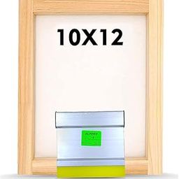CMR Screen Printing Frame with Attached Mesh 10X12 Inch + 4 Inch Squeeze Blade (10X12+4" SQZE)-image-27
