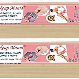 GLOSSICLE 100 Pcs Large Size Waxing Strips, Non Woven Hair Removal Plain Waxing Strips - Ivory 100 Pcs-image-68