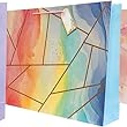 Gift Bag Large Size - Paper Bags for Return Gift - Large Bags for Gift - Big paper bags - 17 x 13 x 4 inch - Pack of 5 | pink Purple Blue Bags by Apex Graphics-image-122