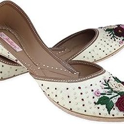 Women's Moonshine Multicolored Toned Jutti | Bite and Pinch Free Soft Jutis Leather | Punjabi Formal Juti | Girl's Wedding Flats | Indian Ladies Mojari | Bridal Ethnic |-image-54