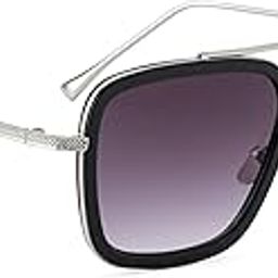 Unisex Sunglasses For Men Women (Black Gradient Lens)-image-9