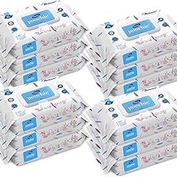 DIGNITY Poochie 100% Biodegradable Baby Wipes, 150 x 200 mm, 80 (Clear, Pack of 12, 960)-image-42