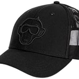 URBAN MONKEY Trucker Monkey 100% Cotton Black Baseball Trucker Cap for Men & Women | Comfort and Style Sports Cap, Designed & Seeking The Perfect Fashion | One Size Fits Most-image-12