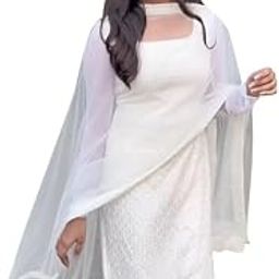 Jay Gopal Tex Georgette Gown White Work-picture-5