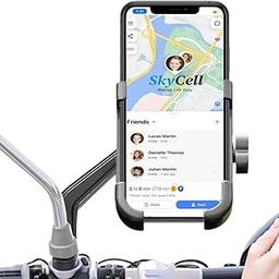Universal Mobile Holder for Scooty, Bike Mobile Stand Holder Metal Body-15