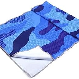 Ubervia® Ice Cooling Towel Absorbent Breathing Towel Fitness Gym Yoga Running Instant Cooling Quick Drying Towel-image-3