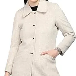 honnete Casual Women Regular Spread Collar With Hook Closer Winter Coat-picture-43