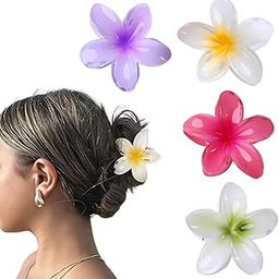 Pingaksha Innovation 8 pcs Big & small flower hair claw clip Large non slip Strong Hold for Thick & Thin Hair Vintage Style Flower Clutcher for girls &Women-image-101