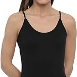 Womens Cotton Camisole. Thin Adjustable Strap Slips.-picture-11