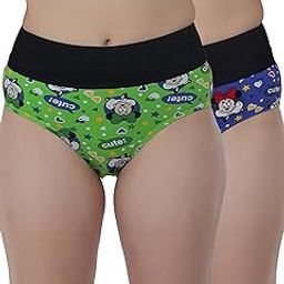 Womens Super Combed Soft Cotton Sinker Solid Tummy Control/Tummy Tucker Hipsters Panties with Premium Soft High Waist Elastic Band - Pack of 2-image-13