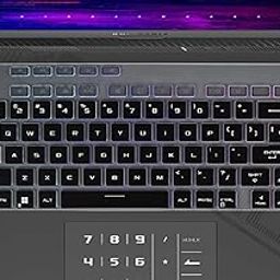 RAYA Silicone Keyboard Cover for 2023/2024 ASUS ROG Strix G16 and ASUS ROG Strix Scar 16 Gaming Laptops (Black)-30