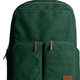 Field Backpack | Casual Laptop Bag with Luggage Sleeve | Unisex Travel Backpack | Made of Durable Canvas Material | Zippered Compartments with Pockets-87