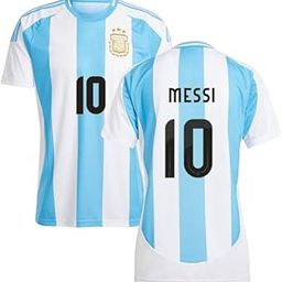 Sports Soccer Boys Football Jersey Argent Messi 10 Home Jersey T-Shirt 2023/2024 (Kids,Boys,Men)-image-84
