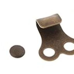 Club Bollywood®10 Sets Boot Lace Hooks Lace Fittings with Rivets for Camping Bronze|Crafts | Leathercrafts | Leathercraft Accessories |10 Sets Boot Lace Hooks Lace Fittings-image-21