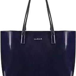 Patent Party Tote Bag for Women, Girls and Ladies | Spacious Tote Bag with Button Closure-image-25