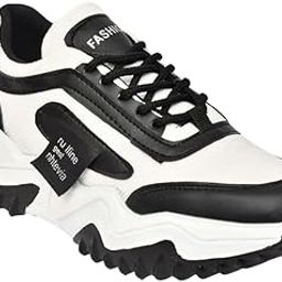 Men's Casual Shoes | Fashionable Slip-Resistant and Comfortable Walking Shoe | Classic, Trendy & Ultra-Comfortable Footwear | White | 7-picture-31