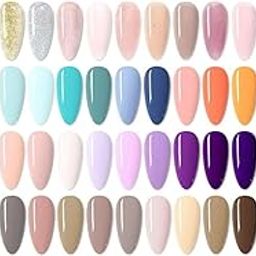 VIP5 HEMA Free Gel Polish Kit, 60 Colours, 7.5ml Each, with Primer, Base Coat, Top Coat and Accessories-image-19