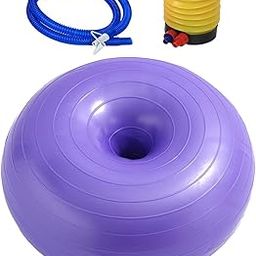 ATORSE Pilate Yoga Ball Inflatable Workout Fitness Thickened Stability Anti-Burst-image-53