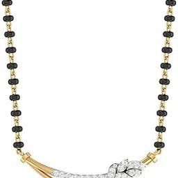 yellow-gold and Diamond Mangalsutra for Women-image-58