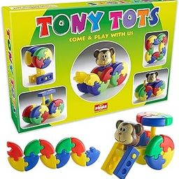Prime Tony Tots - Building House Blocks for Kids, Age 3+, Multi Color-picture-25