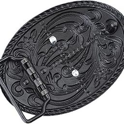 Western Belt Buckle Engraved Floral Bull Head Buckles Leather Belt Accessory|Clothing Shoes & Accessories | Mens Accessories | Belt Buckles|1 Belt Buckle-image-74