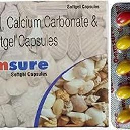 Gemsure Calcitriol, Calcium Carbonate & Zinc Softgel Capsules, Dietary Supplement pack of 1×10 capsule-image-10