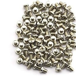GATI EXPORTS 100PCS M3 Phillips Pan Head Screws Bolt Nickel Plated Iron Round Cross Screw Bolt Full Thread (M3X4mm, 100)-image-6