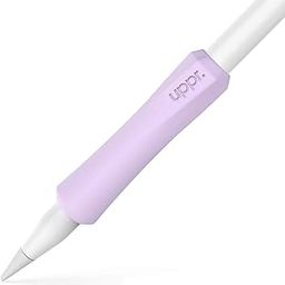 UPPERCASE NimbleGrip Premium Silicone Ergonomic Grip Holder, Compatible with Apple Pencil and Apple Pencil 2 (1 Pack, Purple)-22