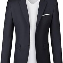 Blazer for Mens Black Coat Formal Casual Stylish Latest Single Breasted Jacket for Party Wedding Office Wear-image-81