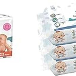 Jr.Sr. Baby Diaper| XXL | 15-25 Kg | 22 Counts and Wipes (Pack of 3)-image-33