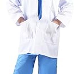 Heal Harbor Long sleeves Long Labcoat | Apron (XL, Long Sleeves Short Labcoat)-picture-12