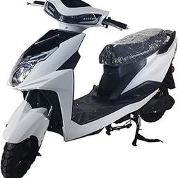 MIOOX Electric Scooter with 48V 30AH Lithium Battery, 60-80km Range, 45km/h Speed, Disc & Drum Brakes, LED or LCD Headlight, Comfortable Seat, Non-RTO, 3-Year Battery Warranty - MES-02 (White)-image-30