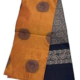 Harshigaa's Soft Silk Cotton Saree Kanjivaram silk cotton saree with blouse-image-34